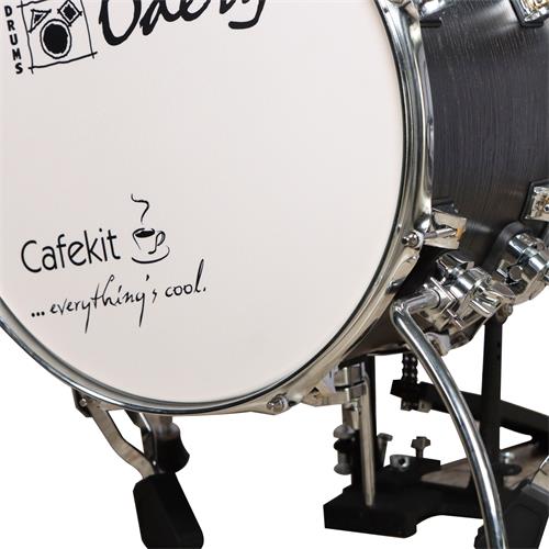 BATERIA ACUSTICA CAFEKIT 4PCS/HARDWARE CENIZA NEGRA - DESC