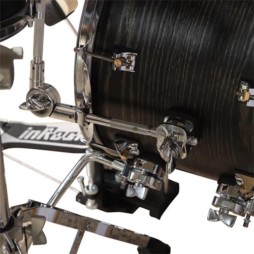 BATERIA ACUSTICA CAFEKIT 4PCS/HARDWARE CENIZA NEGRA - DESC