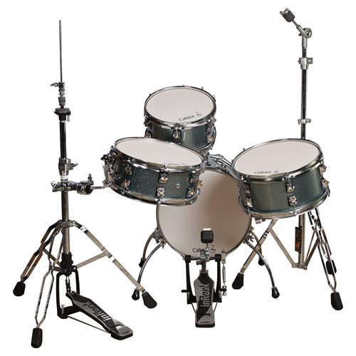 BATERIA ACUSTICA CAFEKIT 4PCS/HARDWARE AZUL SPARKLE - DESC