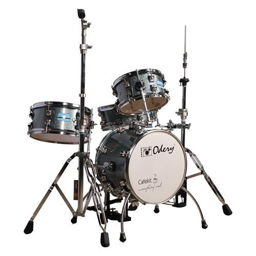 BATERIA ACUSTICA CAFEKIT 4PCS/HARDWARE AZUL SPARKLE - DESC