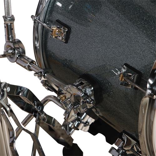 BATERIA ACUSTICA CAFEKIT 4PCS/HARDWARE AZUL SPARKLE - DESC