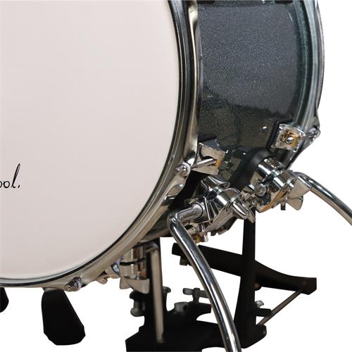 BATERIA ACUSTICA CAFEKIT 4PCS/HARDWARE AZUL SPARKLE - DESC