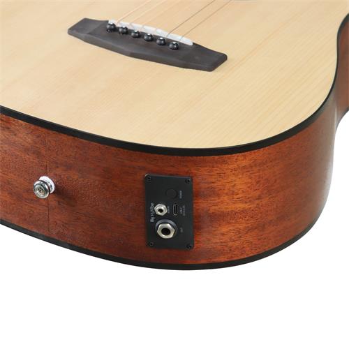 GUITARRA ELECTROACUSTICA EARTH GO OPEN PORE CON ESTUCHE - DESC