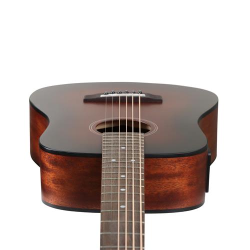 GUITARRA ELECTROACUSTICA EARTH GO OPEN PORE MARRON BURST CON ESTUCHE - DESC