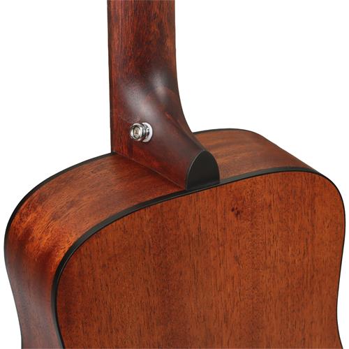 GUITARRA ELECTROACUSTICA EARTH GO OPEN PORE MARRON BURST CON ESTUCHE - DESC