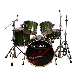 BATERIA ACUSTICA EQUALIZER 220 5PCS/HARDWARE LAQUEADO VERDE ESMERALDA - DESC