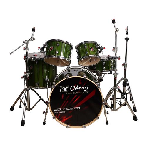 BATERIA ACUSTICA EQUALIZER 220 5PCS/HARDWARE LAQUEADO VERDE ESMERALDA - DESC