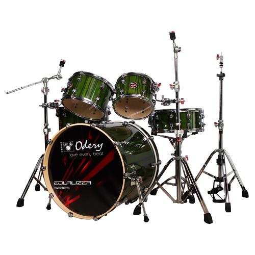 BATERIA ACUSTICA EQUALIZER 220 5PCS/HARDWARE LAQUEADO VERDE ESMERALDA - DESC