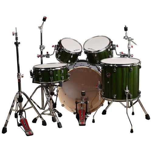 BATERIA ACUSTICA EQUALIZER 220 5PCS/HARDWARE LAQUEADO VERDE ESMERALDA - DESC