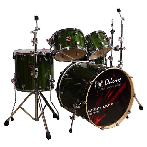 BATERIA ACUSTICA EQUALIZER 220 5PCS/HARDWARE LAQUEADO VERDE ESMERALDA - DESC