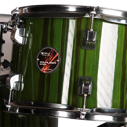 BATERIA ACUSTICA EQUALIZER 220 5PCS/HARDWARE LAQUEADO VERDE ESMERALDA - DESC