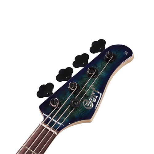 BAJO ELECTRICO 4 CUERDAS AZUL BURST CON ESTUCHE - DESC