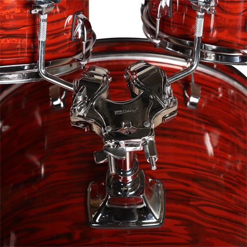 BATERIA ACUSTICA INROCK 220 5PCS/HARDWARE ROJO ATIGRADO - DESC