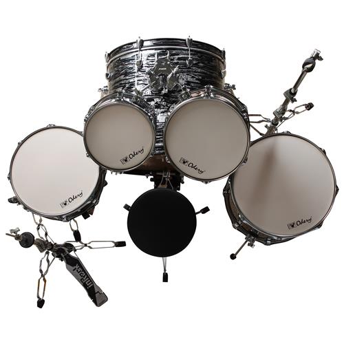BATERIA ACUSTICA INROCK 220 5PCS/HARDWARE NEGRO ATIGRADO - DESC