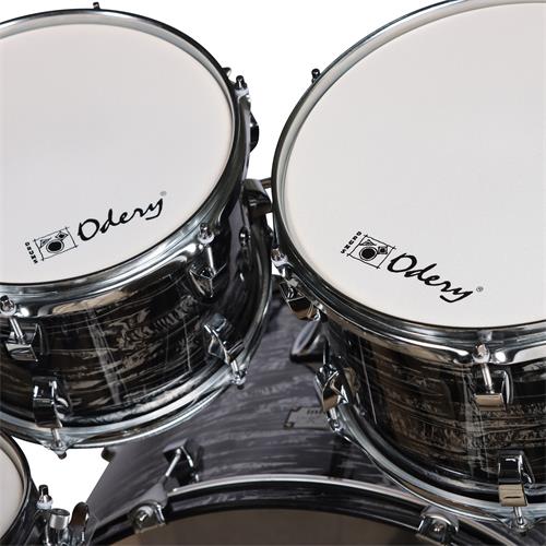 BATERIA ACUSTICA INROCK 220 5PCS/HARDWARE NEGRO ATIGRADO - DESC
