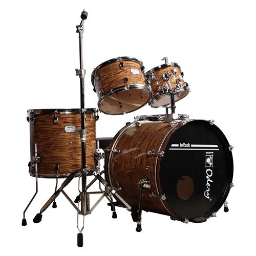 BATERIA ACUSTICA INROCK 220 5PCS/HARDWARE DORADO ATIGRADO - DESC