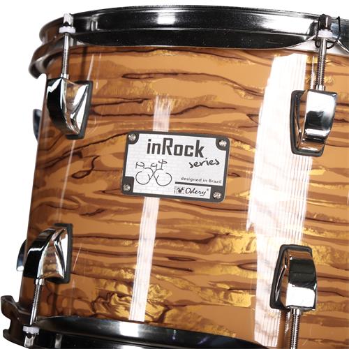 BATERIA ACUSTICA INROCK 220 5PCS/HARDWARE DORADO ATIGRADO - DESC