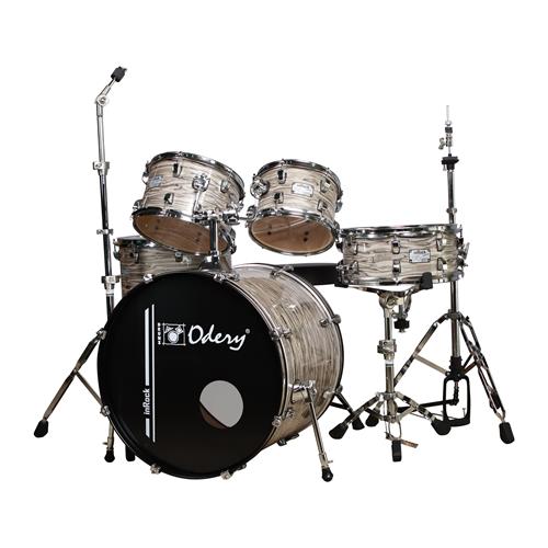 BATERIA ACUSTICA INROCK 220 5PCS/HARDWARE LUNAR ATIGRADO - DESC