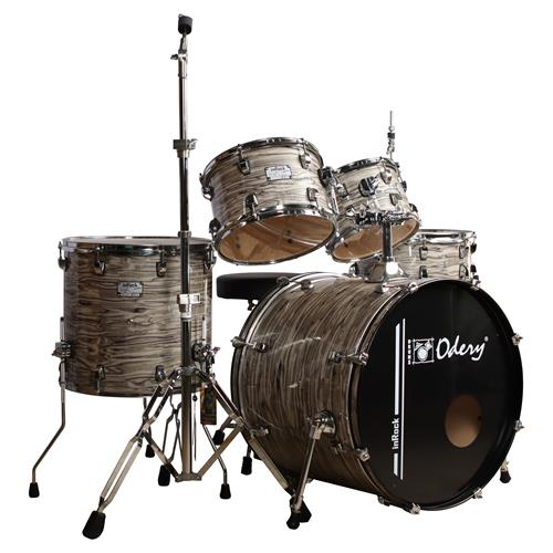 BATERIA ACUSTICA INROCK 220 5PCS/HARDWARE LUNAR ATIGRADO - DESC