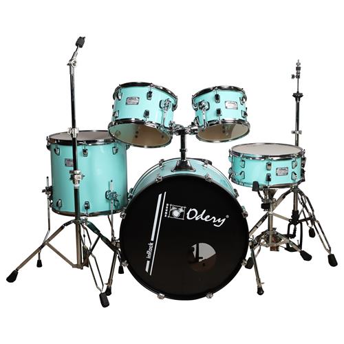BATERIA ACUSTICA INROCK 220 5PCS/HARDWARE VERDE SURF - DESC