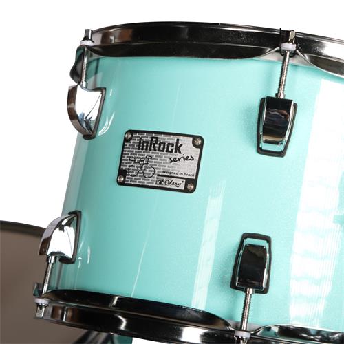 BATERIA ACUSTICA INROCK 220 5PCS/HARDWARE VERDE SURF - DESC