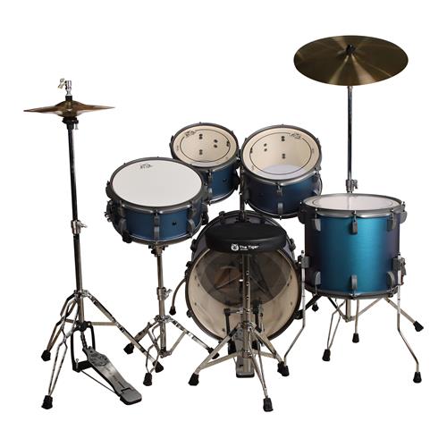 BATERIA ACUSTICA TIGER 180 5PCS/HARDWARE/PLATILLOS CAMALEON - DESC