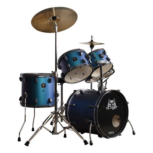 BATERIA ACUSTICA TIGER 180 5PCS/HARDWARE/PLATILLOS CAMALEON - DESC