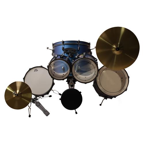 BATERIA ACUSTICA TIGER 220 5PCS/HARDWARE/PLATILLOS CAMALEON - DESC
