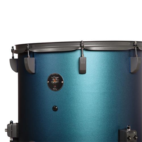 BATERIA ACUSTICA TIGER 220 5PCS/HARDWARE/PLATILLOS CAMALEON - DESC