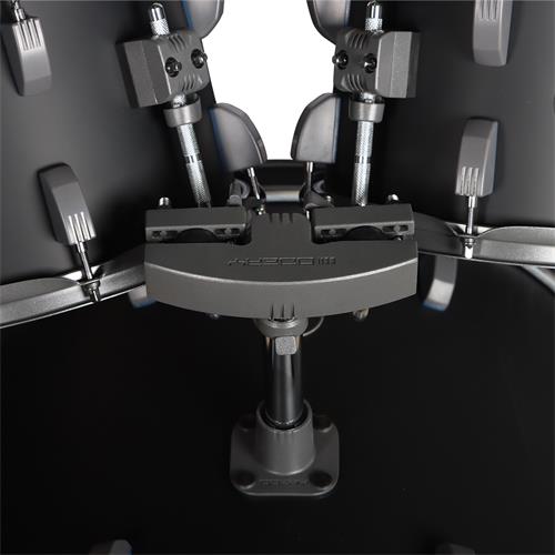 BATERIA ACUSTICA TIGER 220 5PCS/HARDWARE/PLATILLOS NEGRO MATE - DESC