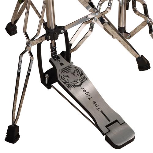 BATERIA ACUSTICA TIGER 220 5PCS/HARDWARE/PLATILLOS NEGRO MATE - DESC