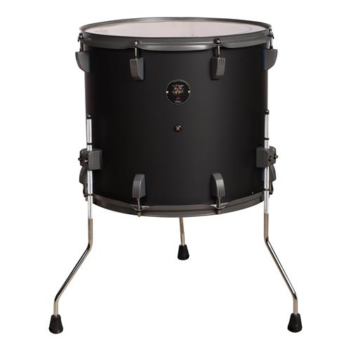 BATERIA ACUSTICA TIGER 220 5PCS/HARDWARE/PLATILLOS NEGRO MATE - DESC