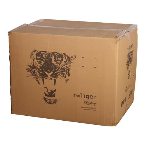 BATERIA ACUSTICA TIGER 220 5PCS/HARDWARE/PLATILLOS NARANJA METALIZADO - DESC
