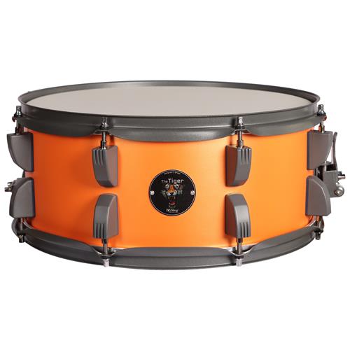 BATERIA ACUSTICA TIGER 220 5PCS/HARDWARE/PLATILLOS NARANJA METALIZADO - DESC