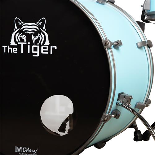 BATERIA ACUSTICA TIGER 220 5PCS/HARDWARE/PLATILLOS AZUL CIELO - DESC