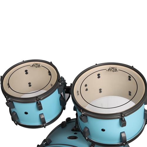 BATERIA ACUSTICA TIGER 220 5PCS/HARDWARE/PLATILLOS AZUL CIELO - DESC