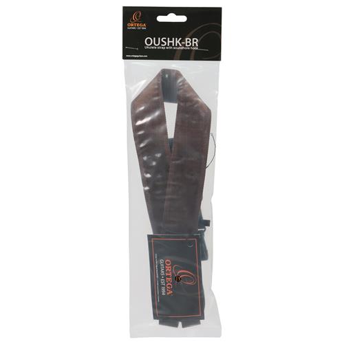 CORREA PARA UKULELE DE NYLON PARA CUELLO CAFE