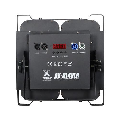 LUZ DE AUDIENCIA 4X100W COB + ARO LED