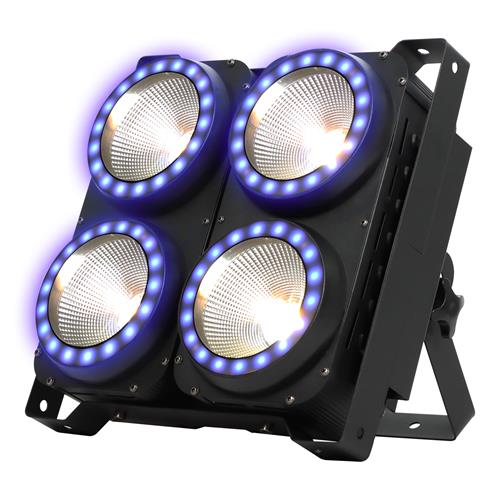 LUZ DE AUDIENCIA 4X100W COB + ARO LED