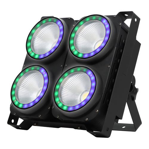 LUZ DE AUDIENCIA 4X100W COB + ARO LED