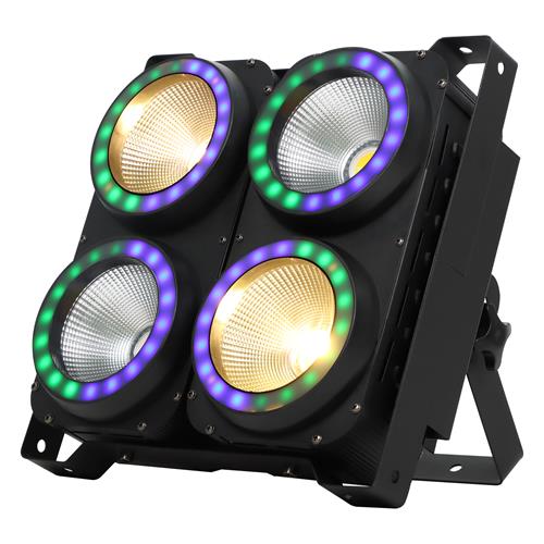 LUZ DE AUDIENCIA 4X100W COB + ARO LED
