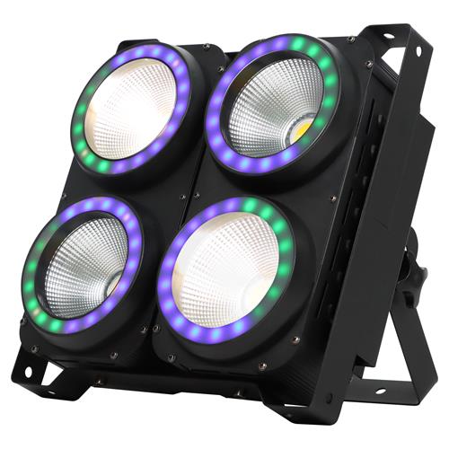 LUZ DE AUDIENCIA 4X100W COB + ARO LED