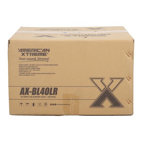 LUZ DE AUDIENCIA 4X100W COB + ARO LED