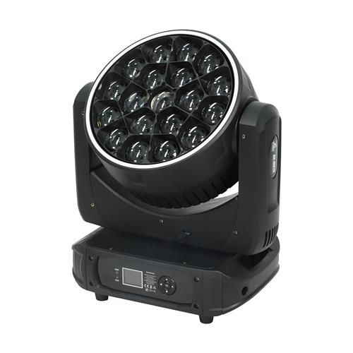 LUZ LED ROBOTICA BEE EYES 19X40W RGBW + ARO LED