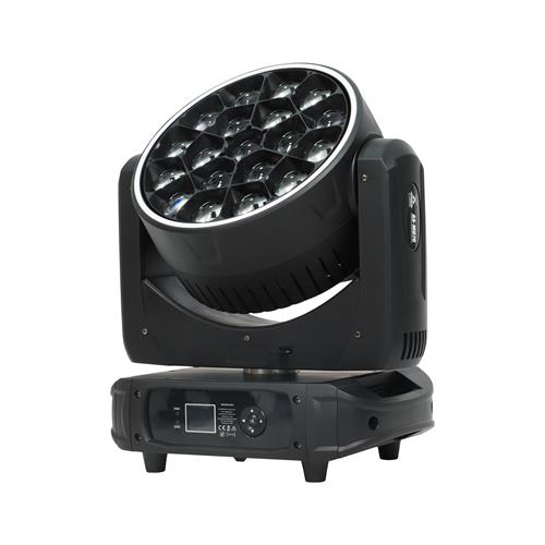 LUZ LED ROBOTICA BEE EYES 19X40W RGBW + ARO LED
