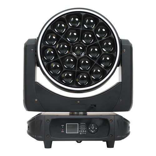 LUZ LED ROBOTICA BEE EYES 19X40W RGBW + ARO LED