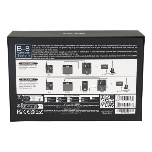 SISTEMA INALAMBRICO 2.4 GHZ CON PEDAL PARA GUITARRA