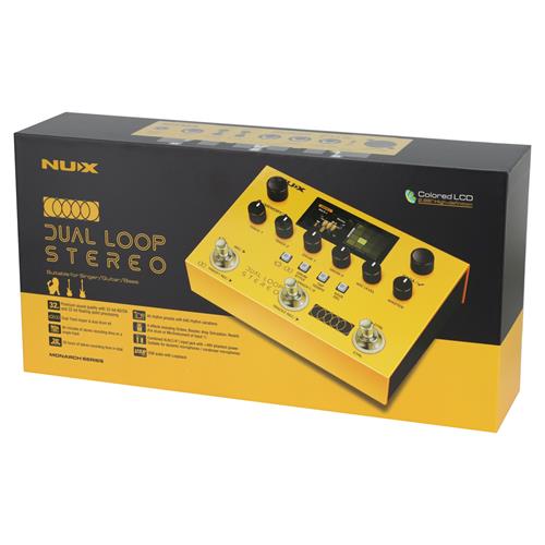 PEDAL DE EFECTO DUAL LOOP STEREO