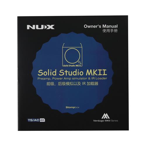 PEDAL DE EFECTO SOLID STUDIO MKII IR Y  SIMULADOR