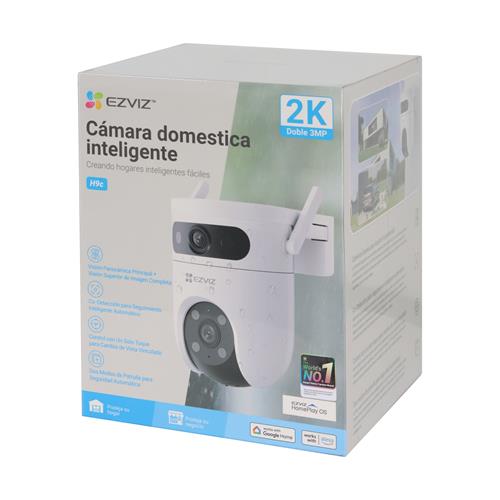 CAMARA IP WIFI EXTERIOR 3MP DOBLE LENTE 2K - DIST